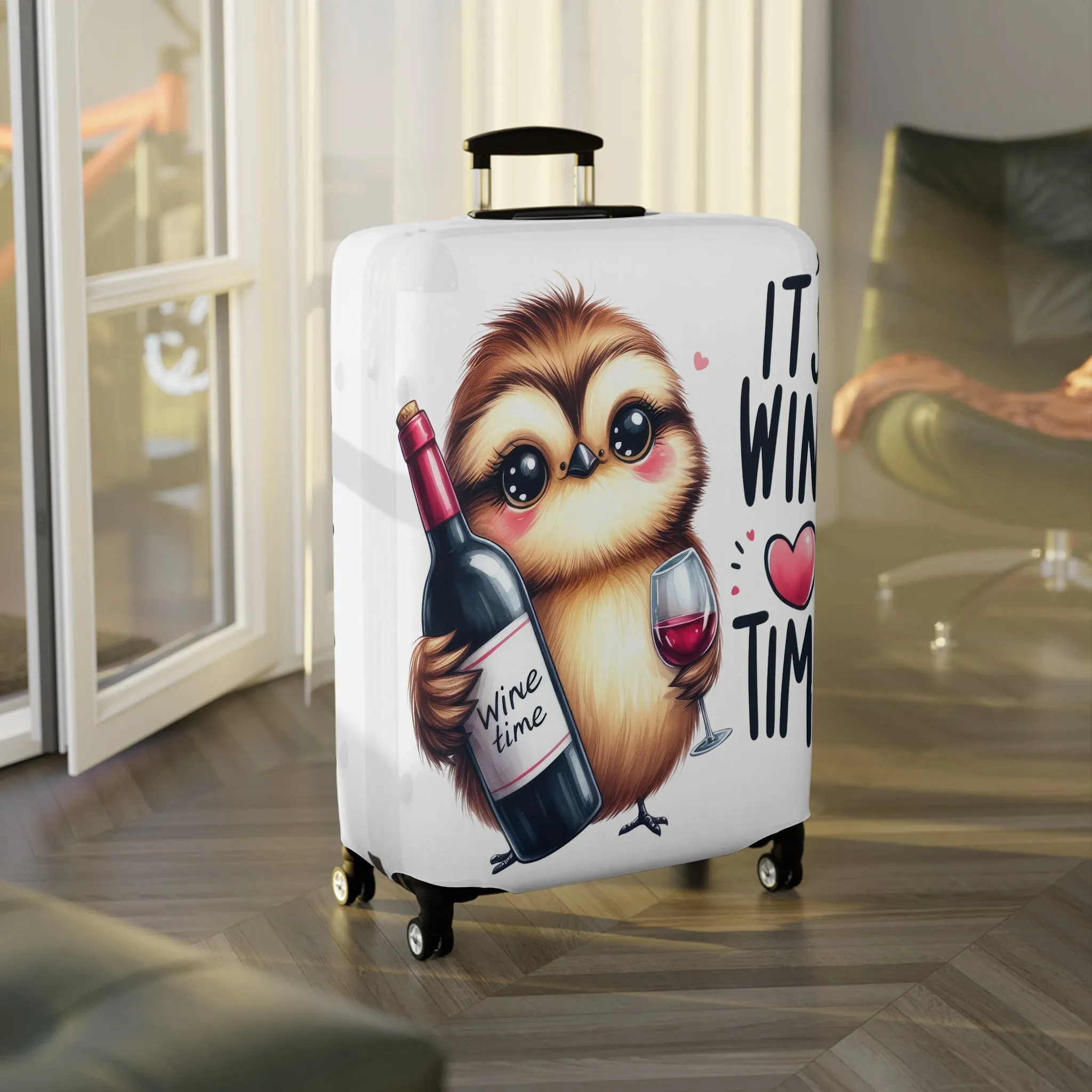 Luggage Cover, Cute Bird, awd-1640