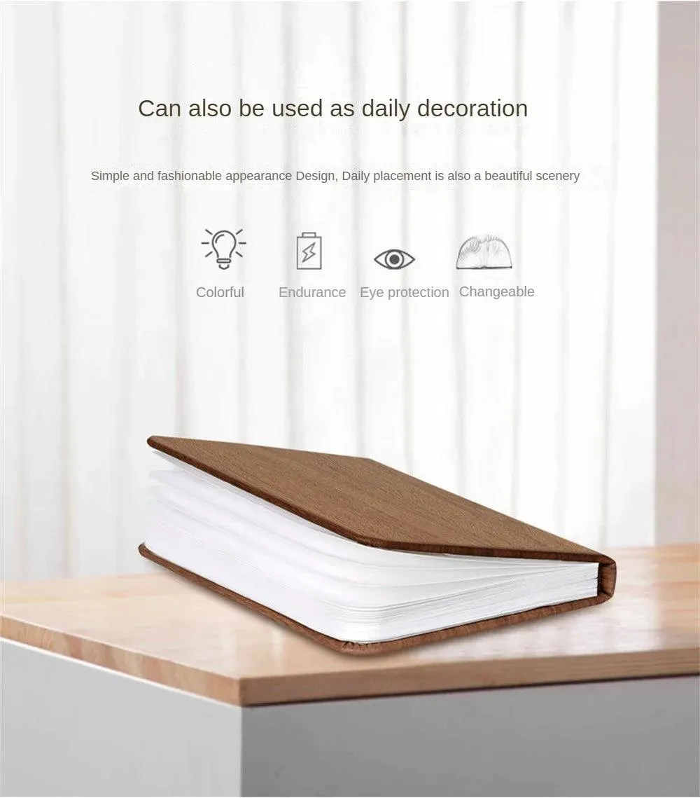 LuxLume Foldable Book Lamp