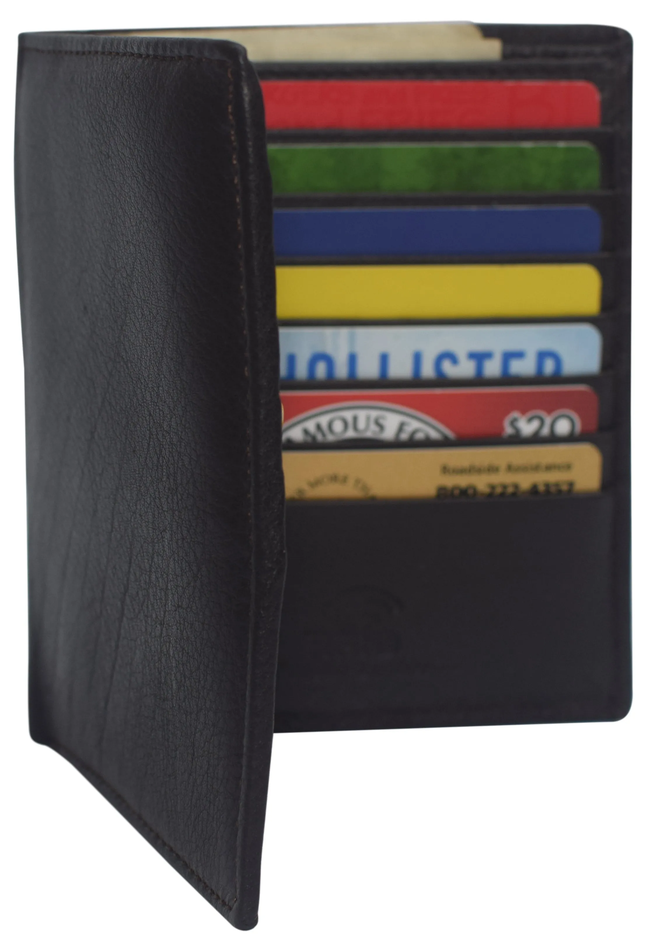 Men's RFID Cow Leather European Bifold Wallet Hipster 1 ID Window by Marshal