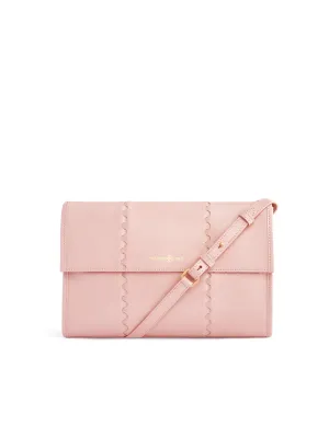 Mosaic Messenger Bag - Light Pink