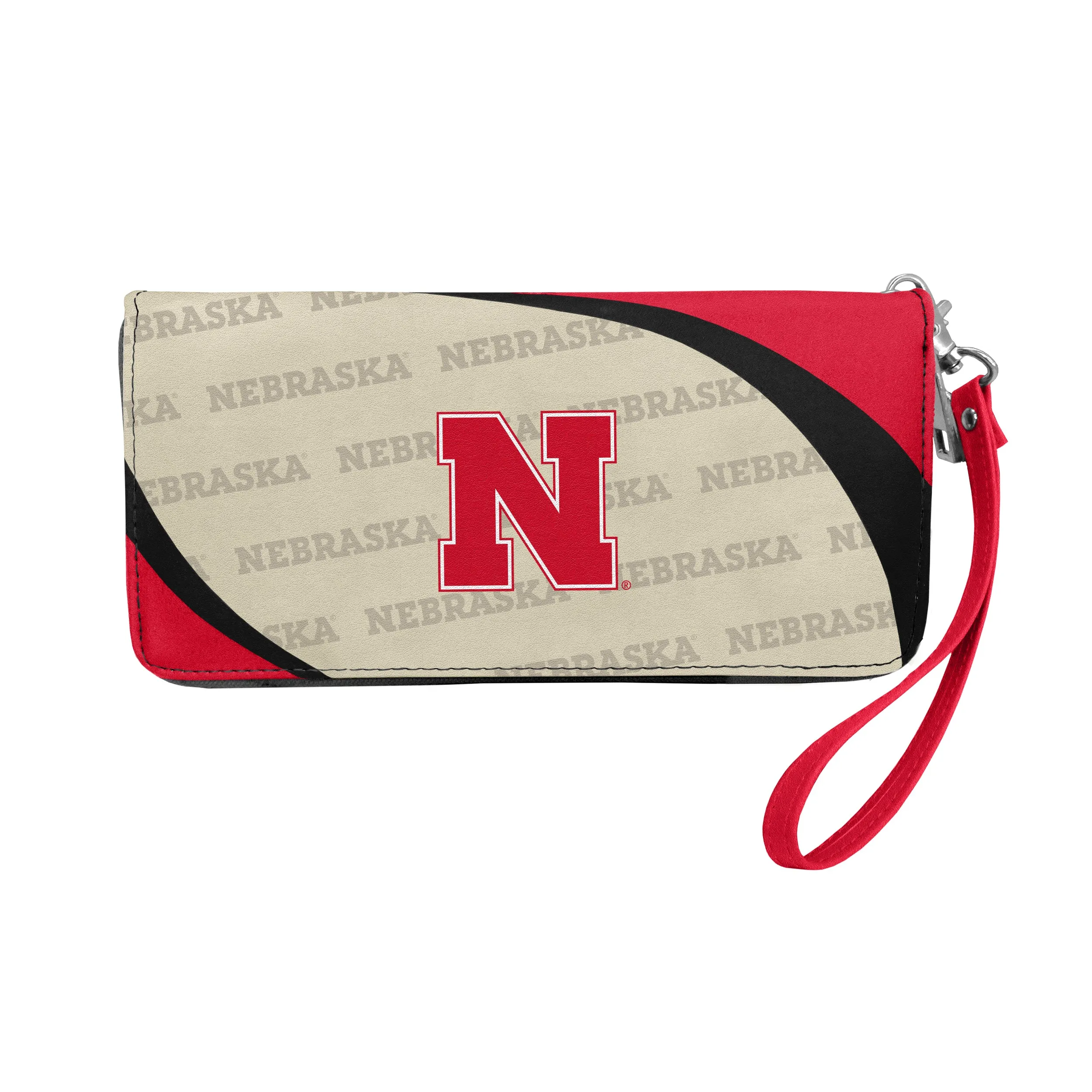 Nebraska Cornhuskers Curve Zip Organizer Wallet