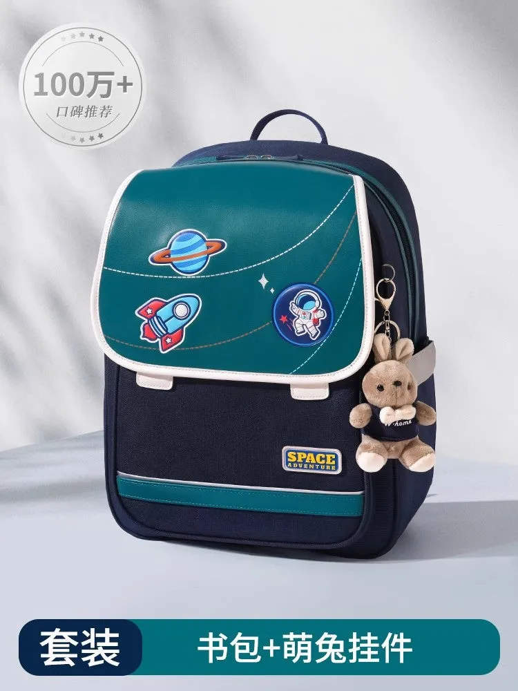 New Primary School Student Women's Schoolbag First, Second, Third and Fourth Grade Shoulder Spine Protection Children Backpack Wholesale Delivery