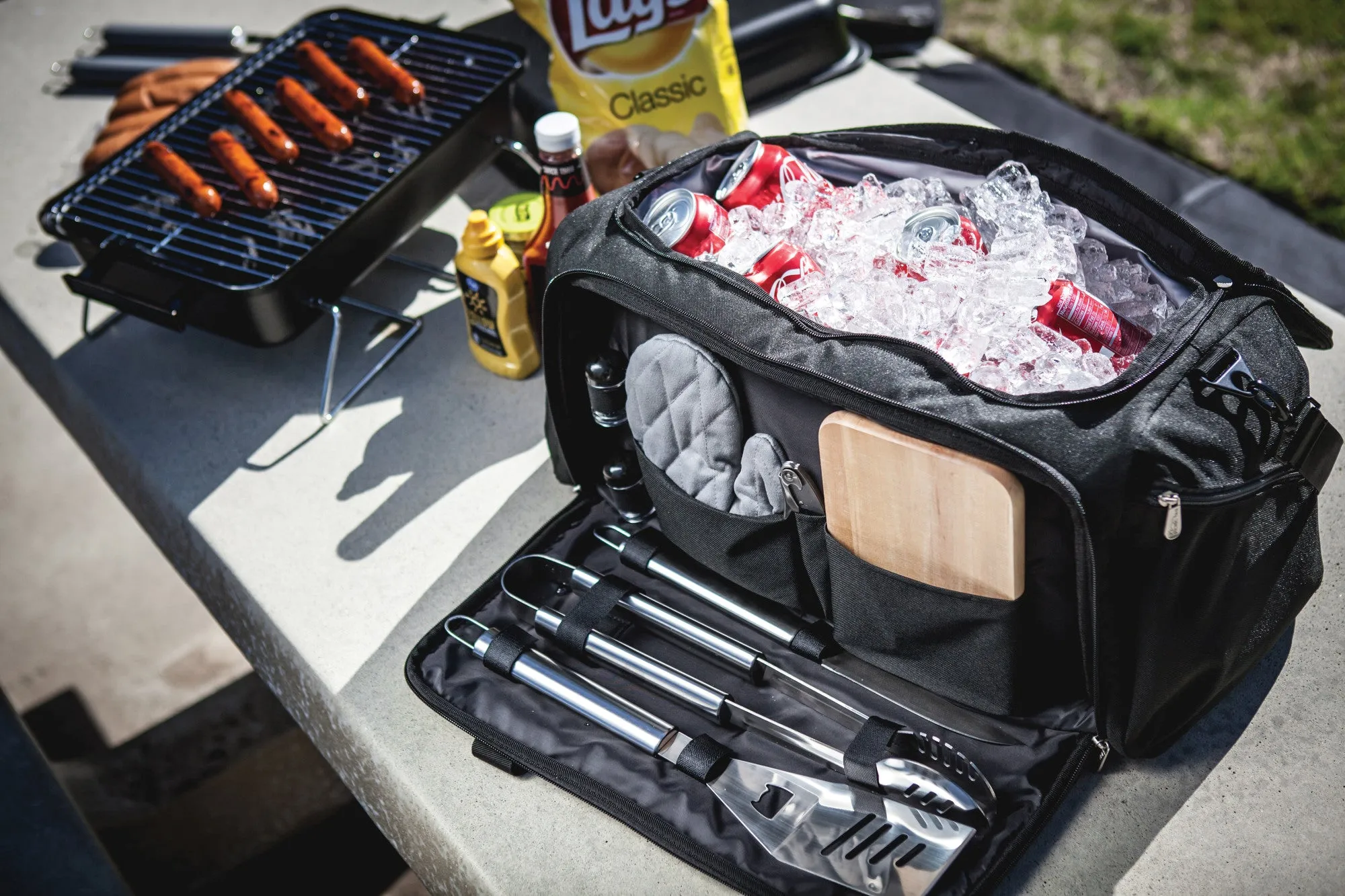 New York Giants - BBQ Kit Grill Set & Cooler