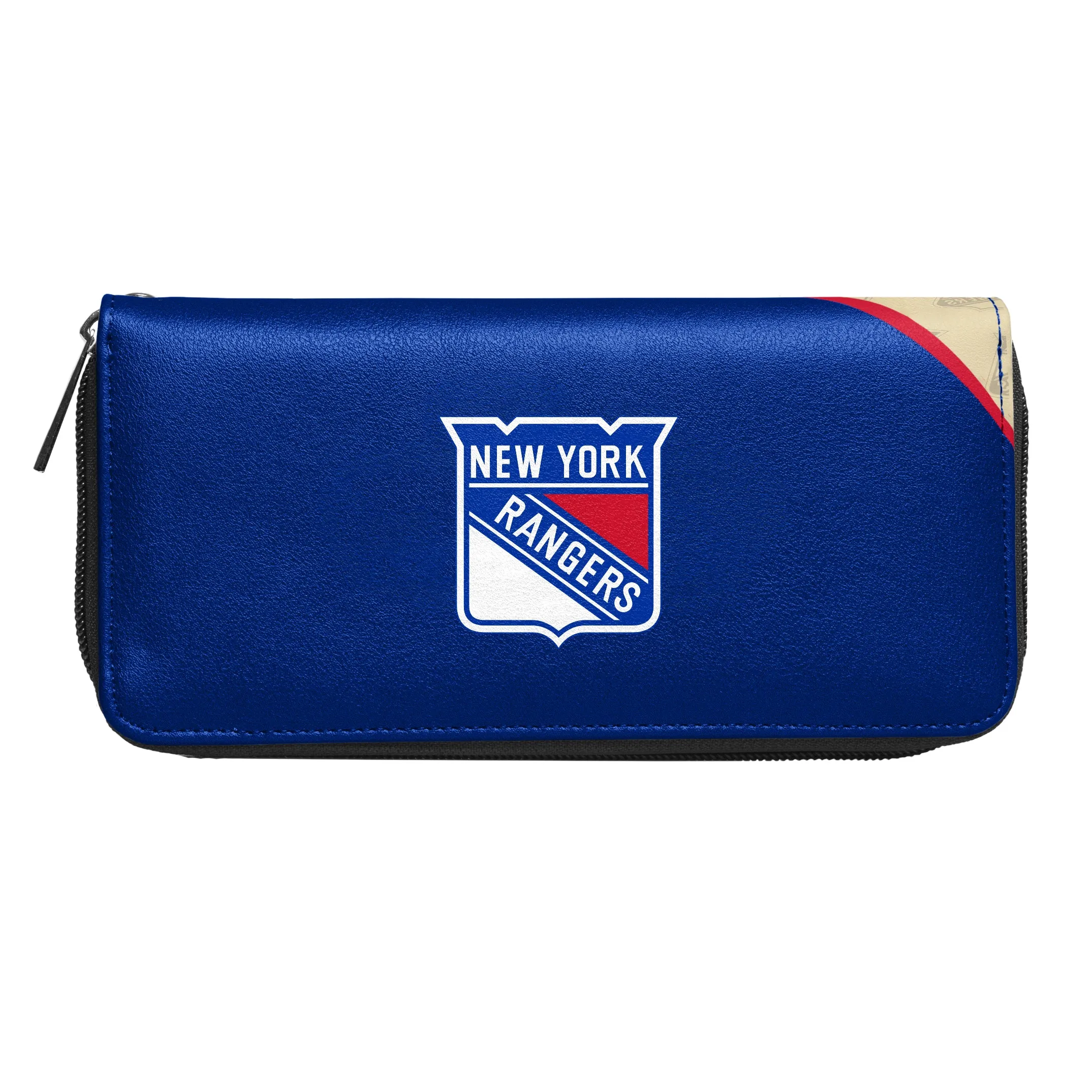 New York Rangers Curve Zip Organizer Wallet