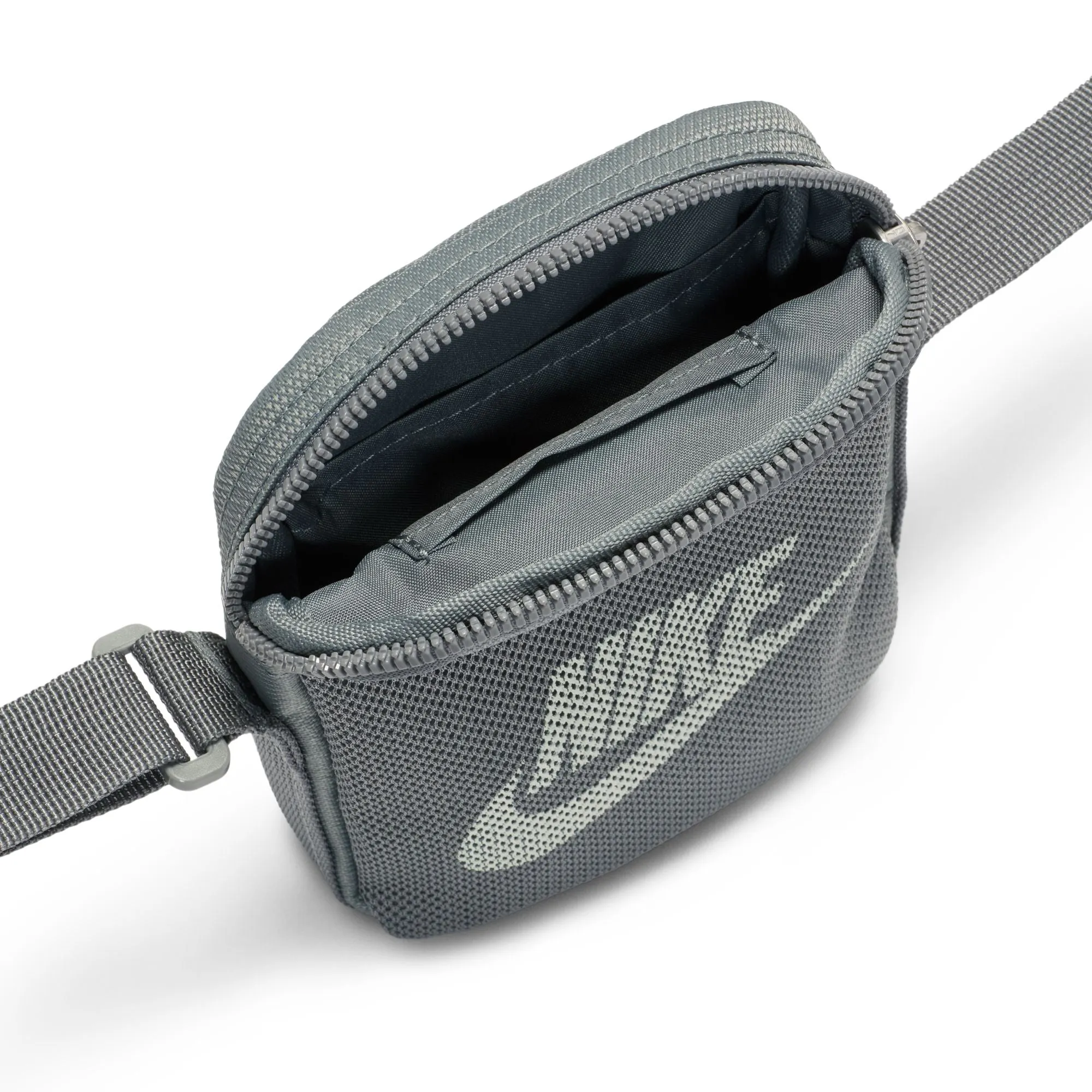 Nike Heritage Crossbody Bag - Smoke Grey/Summit White