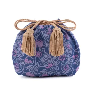 Nishijin-ori Small Drawstring Bag - Halloween -,  Made in Kyoto, Japan,  Japanese traditional craft purse