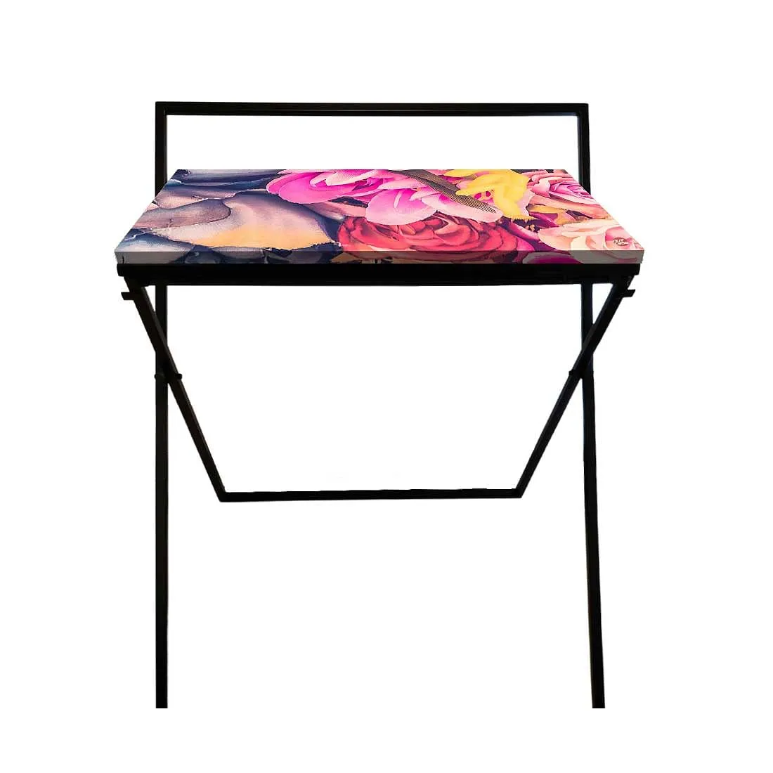 Nutcase Foldable Work Desk Laptop Study Table - Purple Floral