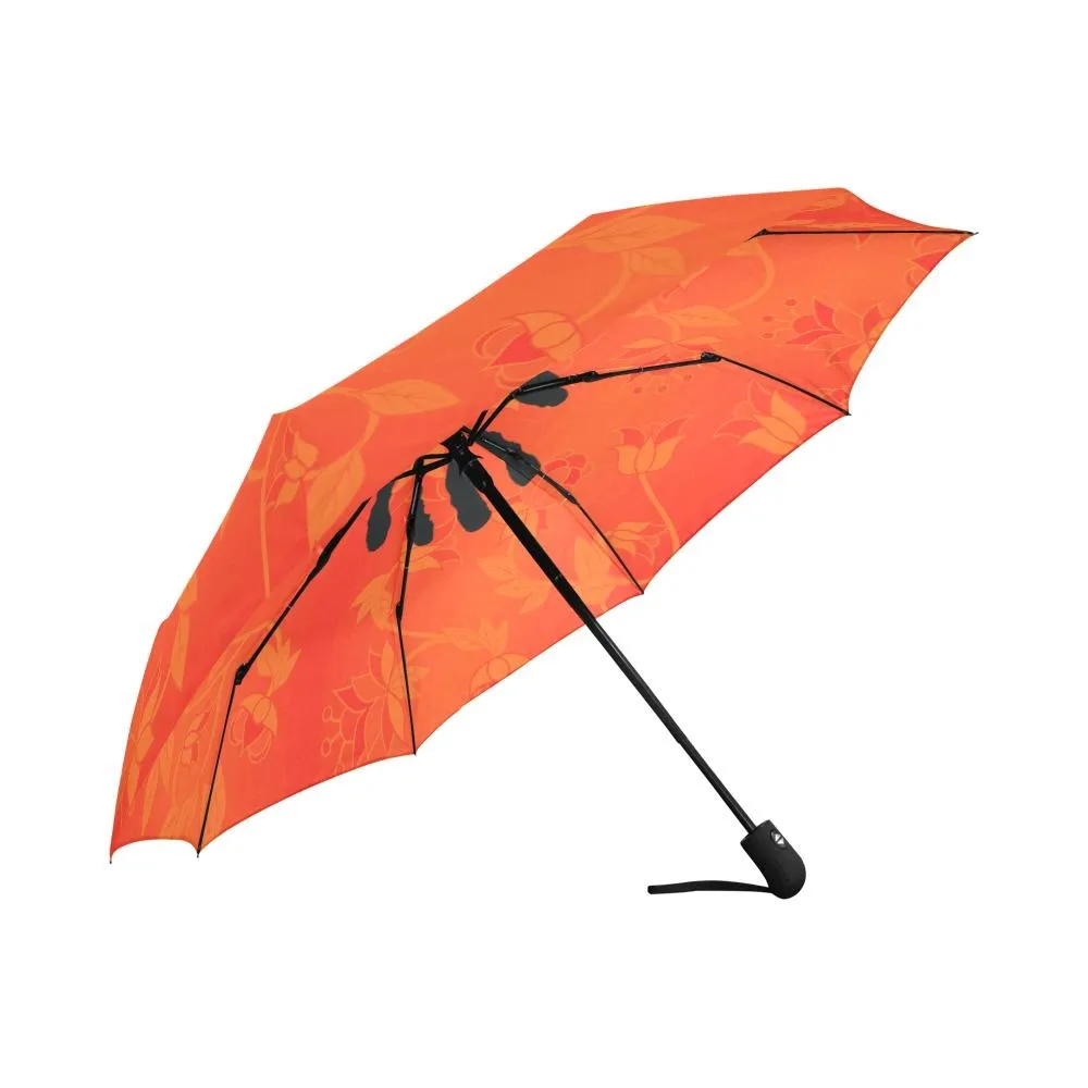 Orange Days Orange A feather for each Auto-Foldable Umbrella