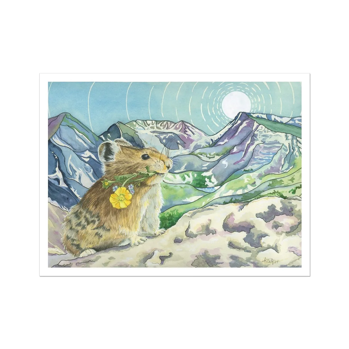 Peek Beyond the Pika Canvas Print