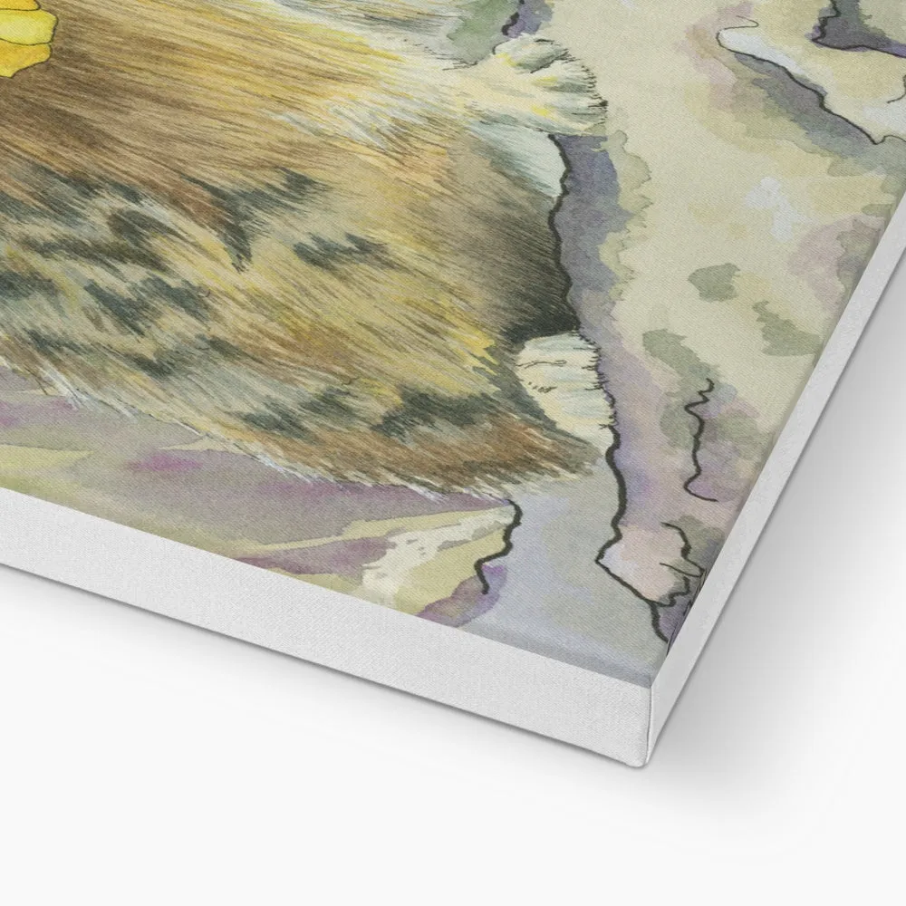 Peek Beyond the Pika Canvas Print