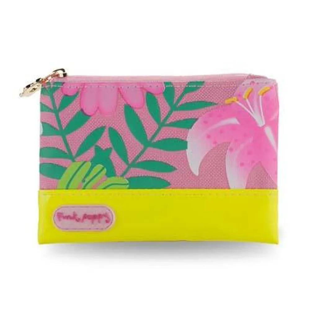 Pink Poppy Tropical Tango Coin Purse Pink