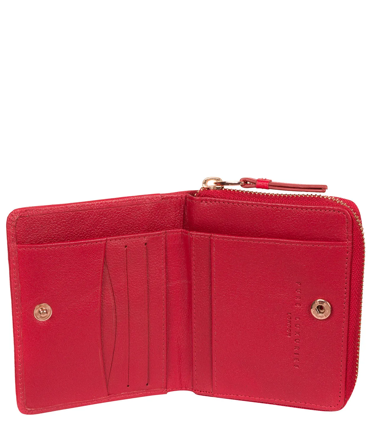 'Piper' Barbados Cherry Leather Purse