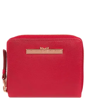 'Piper' Barbados Cherry Leather Purse