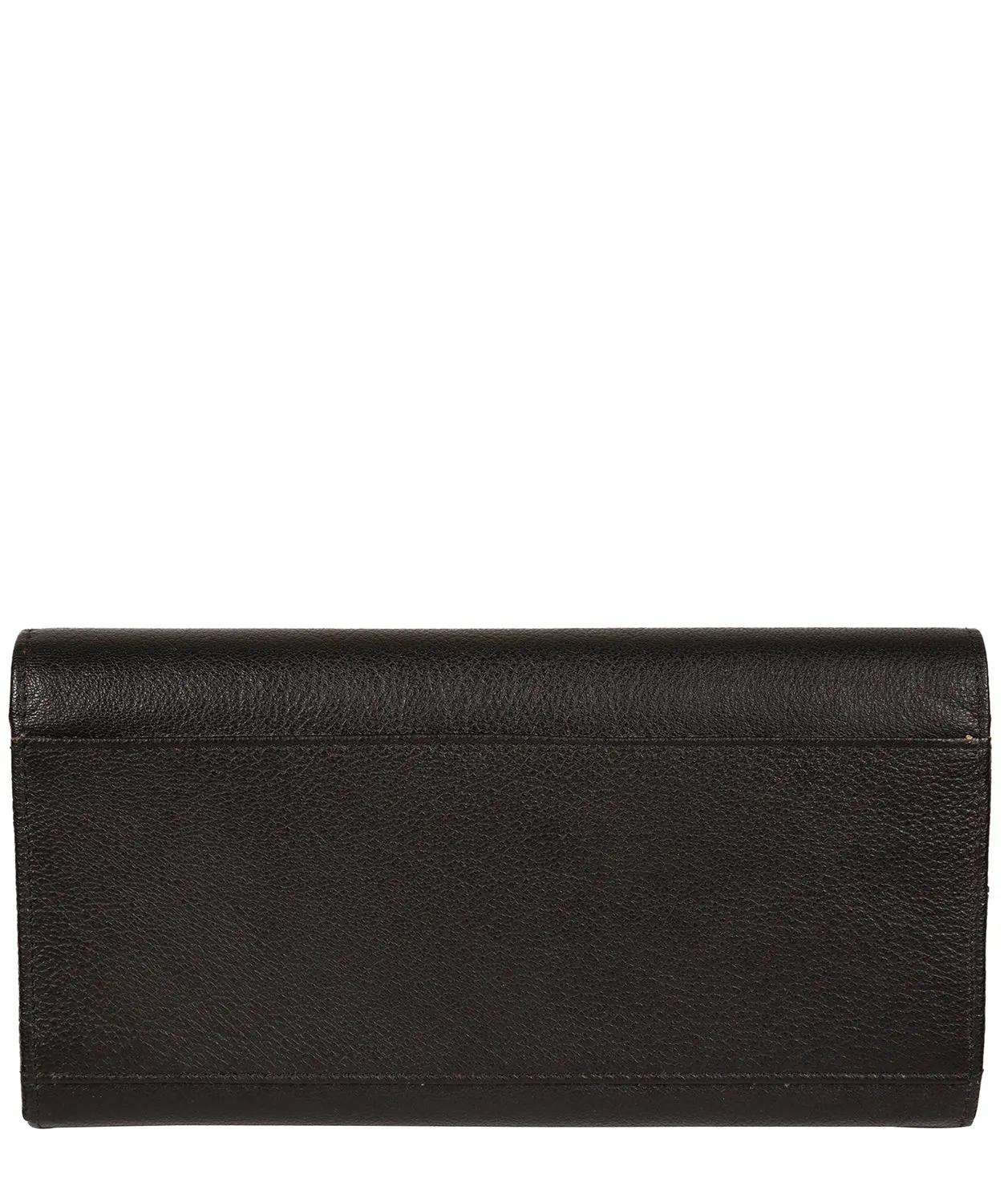 'Pipit' Black Leather Purse