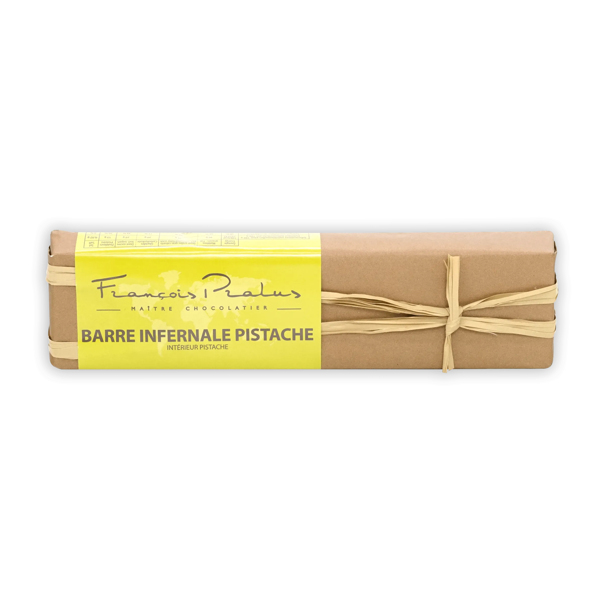 Pralus Infernale Pistache Praline Bar 75%