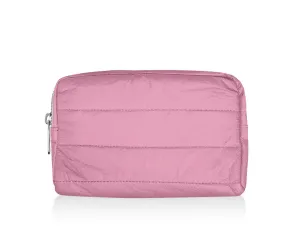 Puffer Clutch, Fair Pink