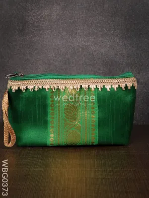 Purse with Mango Zari and Golden lace - WBG0373