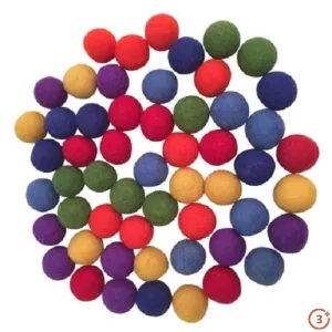 Rainbow Balls - 49 pieces