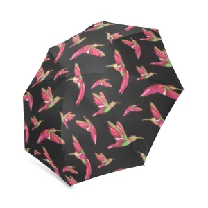 Red Swift Colourful Black Foldable Umbrella