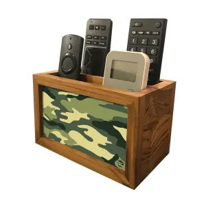 Remote Control Stand Holder Organizer For TV / AC Remotes -  Militray Camo