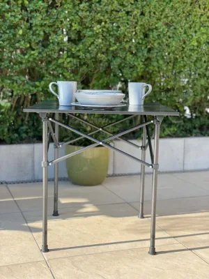 Royal Compact Slatted Aluminium Table