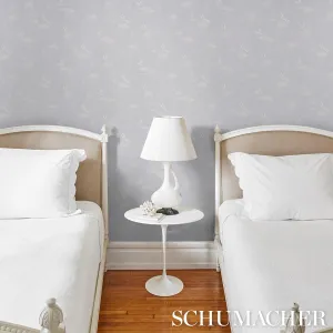 Schumacher La Libellule Silk Wallpaper