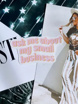 'Small Business' Sticker