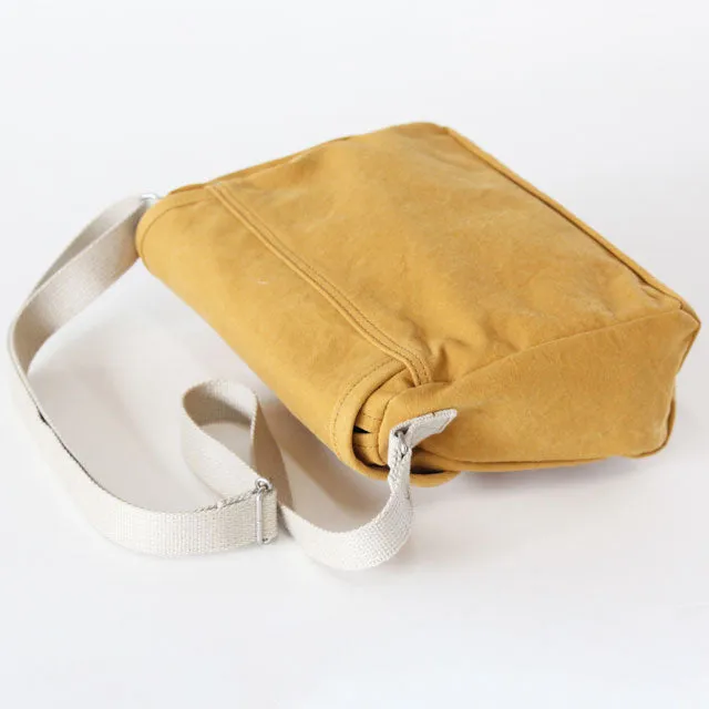 Small Shoulder Bag - Postal Mail Carrier Bag Design 2 / Olive -, Cross Body Bag