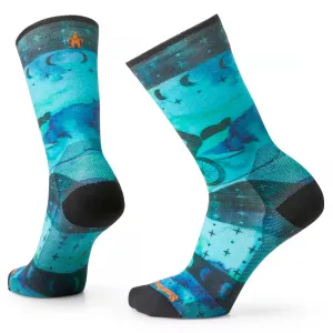 Smartwool Bike Zero Cushion Celestial Print Womens Crew Socks