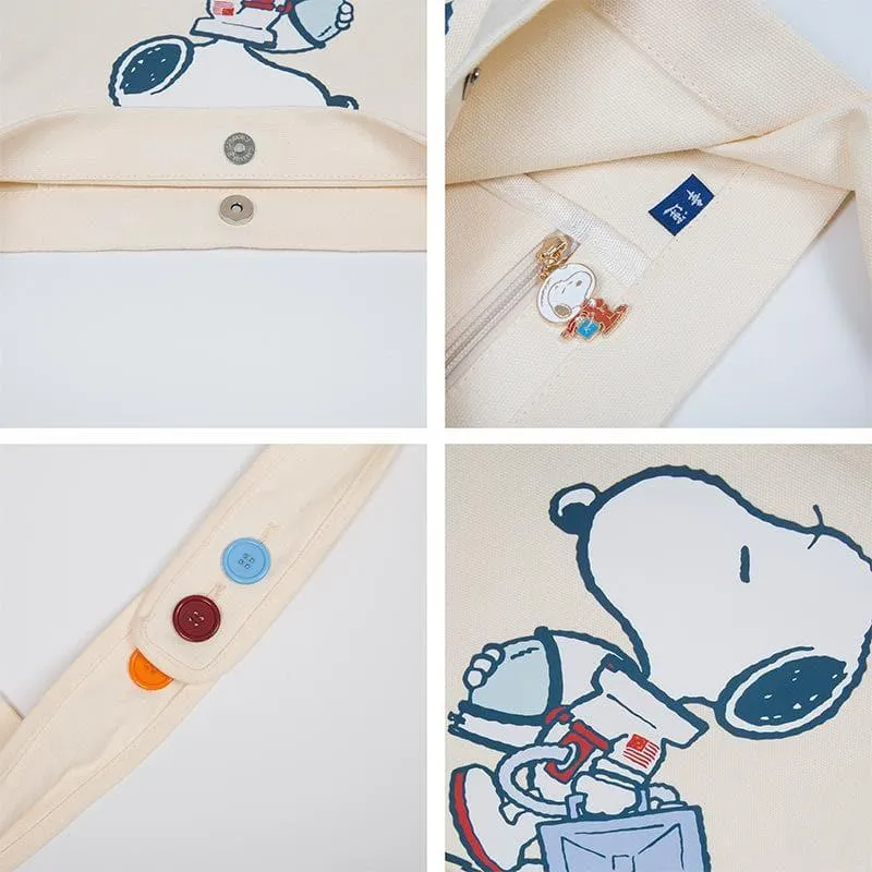 Snoopy Canvas Messenger Bag