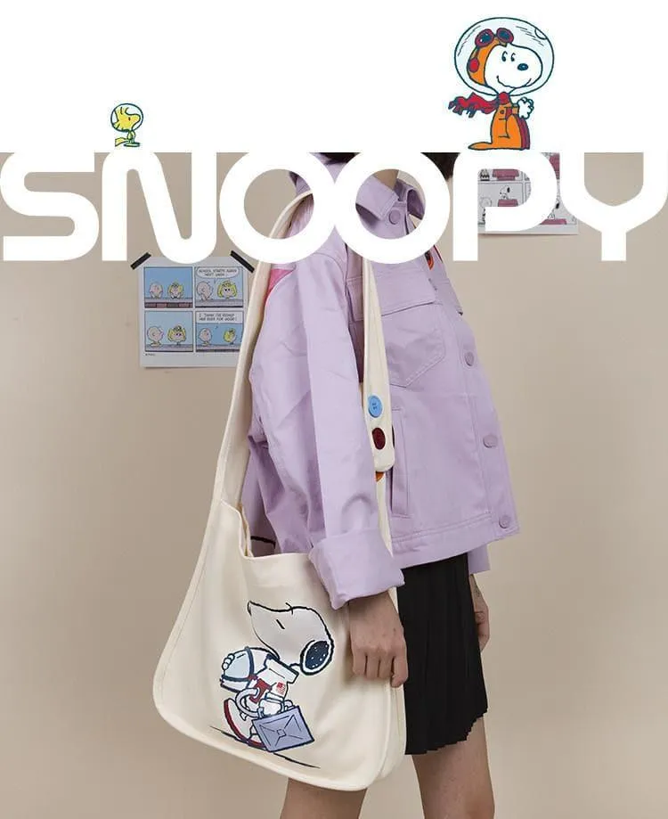 Snoopy Canvas Messenger Bag