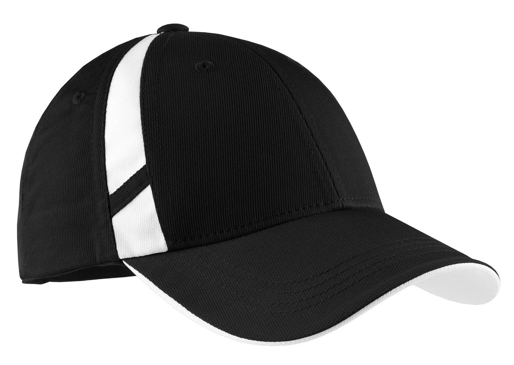 Sport-Tek® Dry Zone® Mesh Inset Cap. STC12