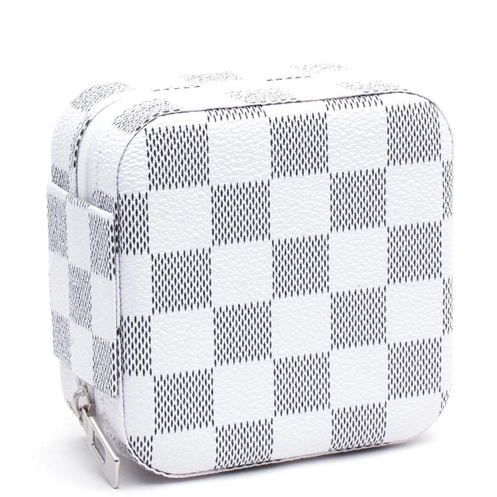 SQUARE TRAVEL JEWELRY CASE