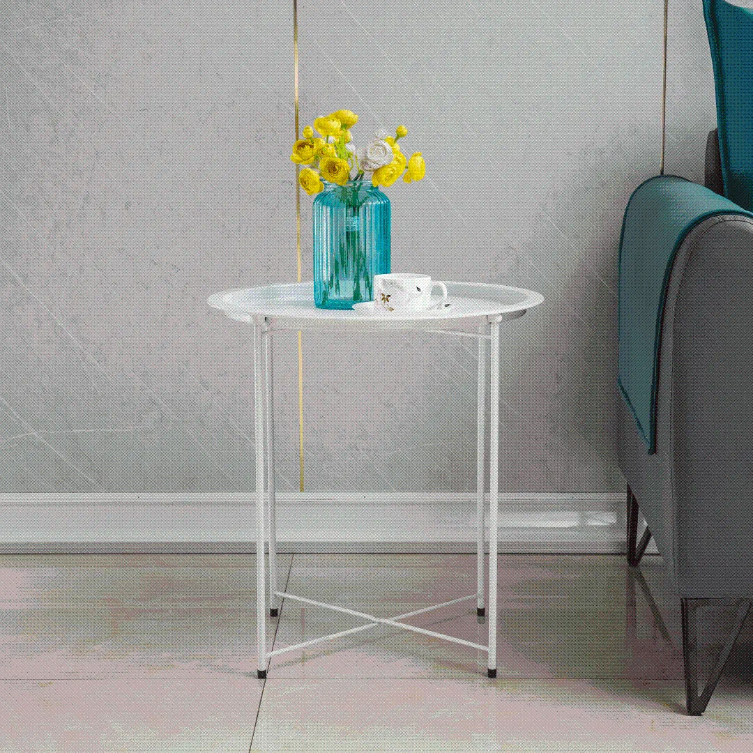 Steel Coffee Stool/Tray - TT-01