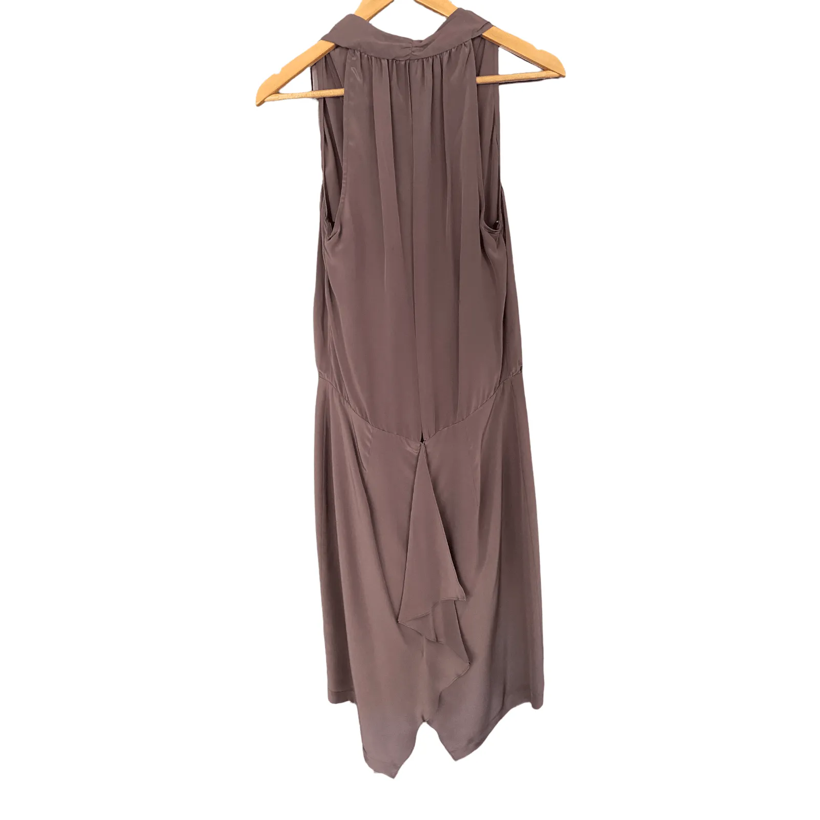 Stills Atelier Silk Blend Dress Taupe EU 40 UK Size 12 BNWT RRP £220