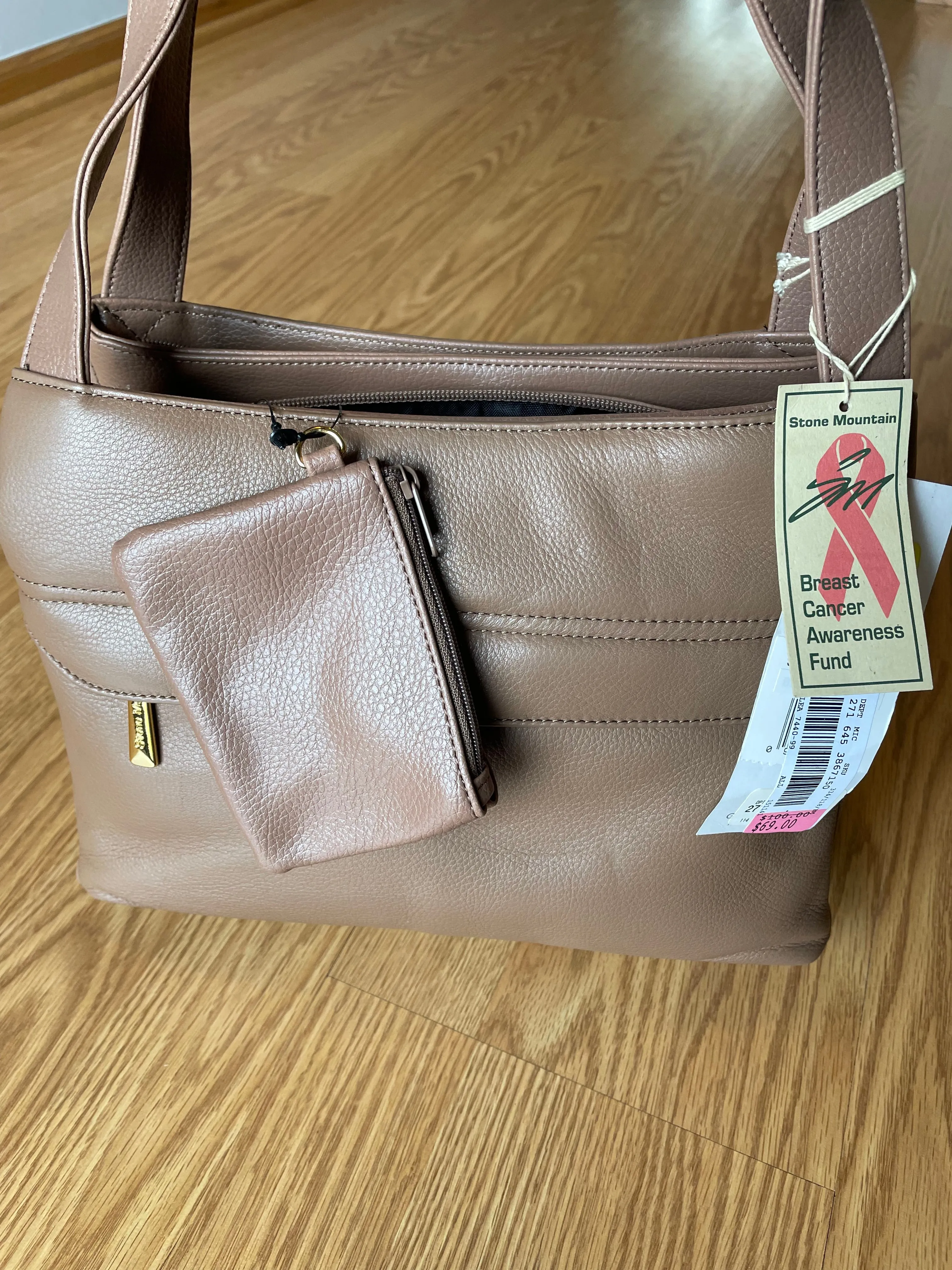 Stone Mountain Signature Collection Tan Shoulder Bag