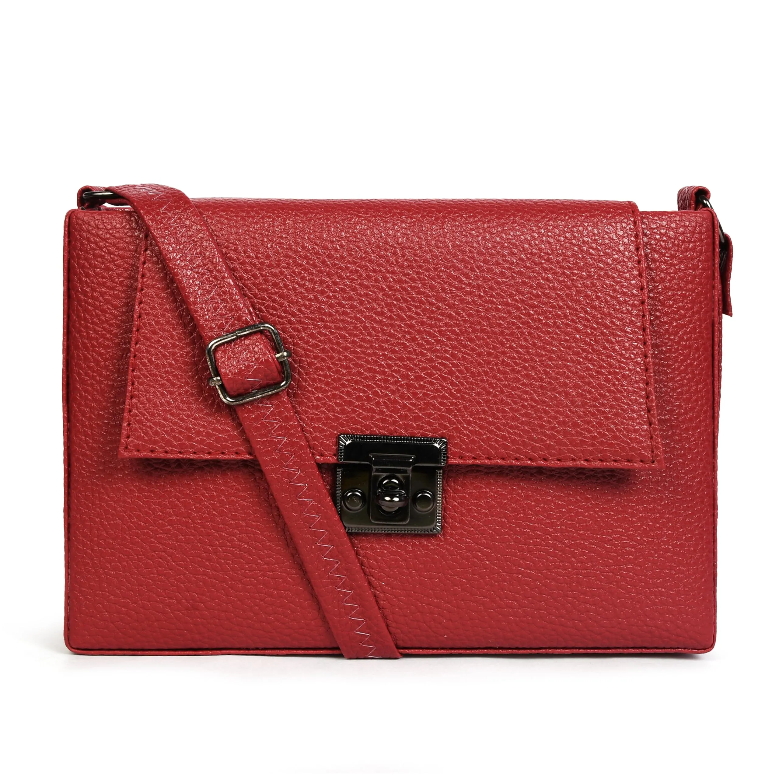 Stylish Women's Sling Bag Compact- Red