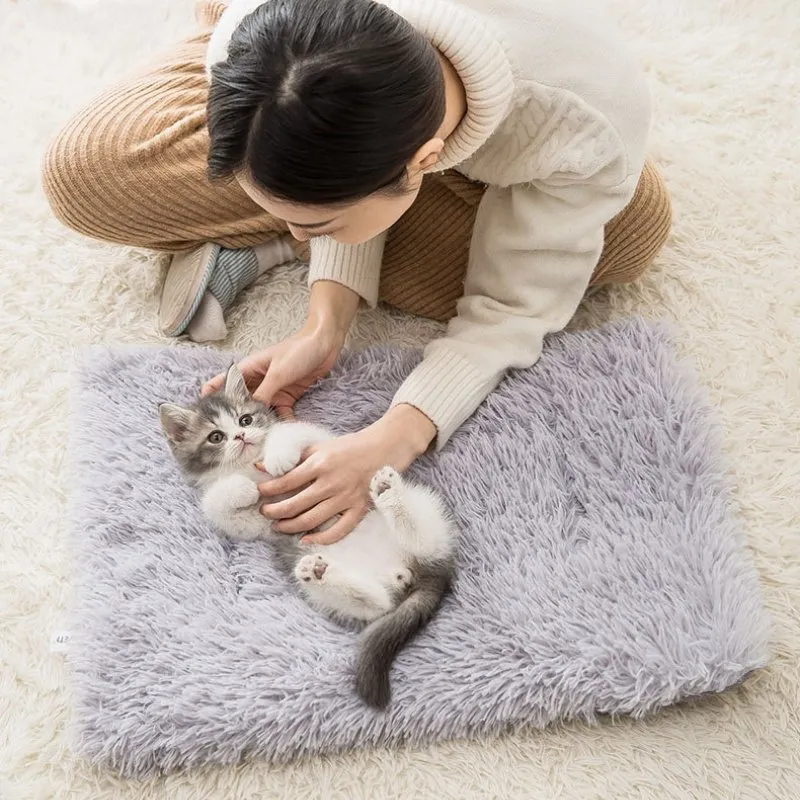 Super Plush Foldable Cat Mat Bed