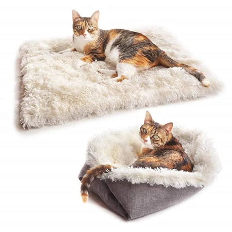 Super Plush Foldable Cat Mat Bed