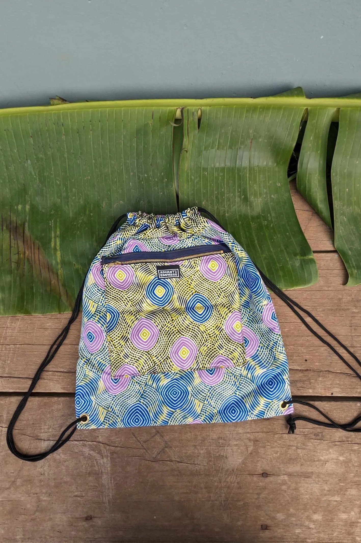 Super Swirl Festival Drawstring Bag