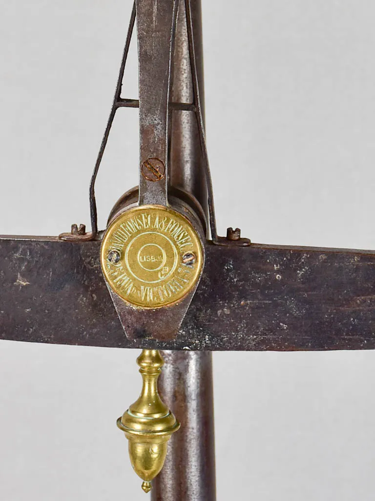 Superb 19th-century scales from an epicerie 43¾"