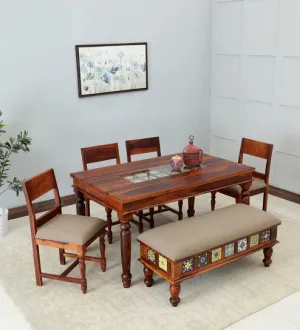 Superb 6 Seater Dining Table in Wenge Color