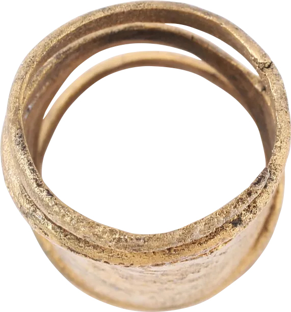 SUPERB VIKING COIL RING, 10TH-11TH CENTURY AD