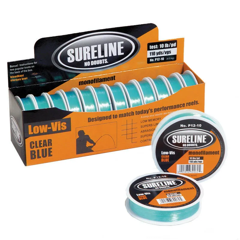 Sureline Monofilament Low-Vis Clear Blue