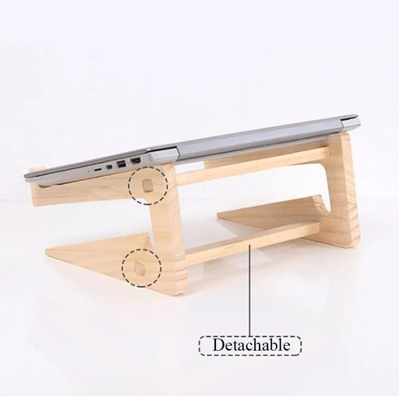 Sweet Minimal Wooden Laptop / Phone Desk Stand