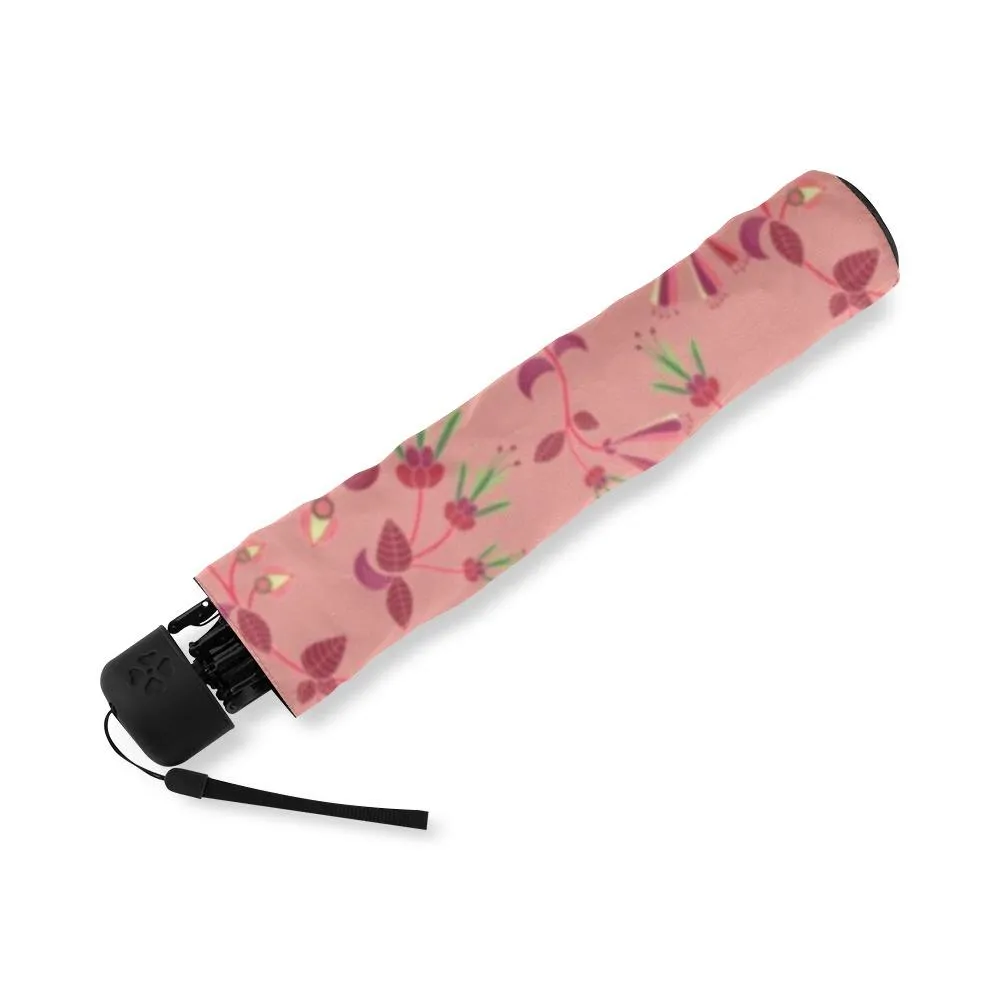 Swift Floral Peach Rouge Remix Foldable Umbrella