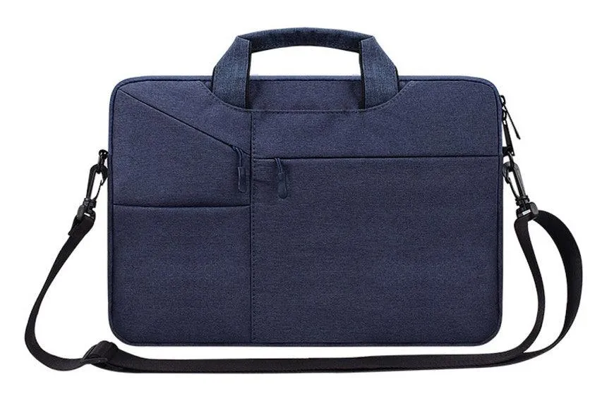 The Latest Casual Business Inner Padded Laptop Bag-NavyBlue