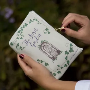 The Secret Garden Grey Book Pouch Purse Clutch