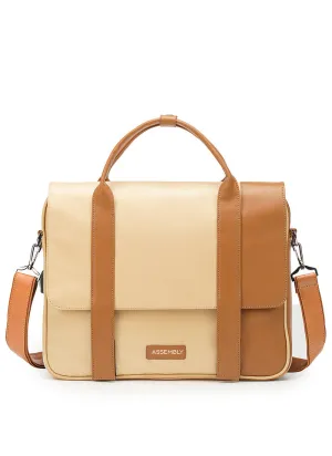 Urbix | Beige | Premium Laptop Messenger Bag