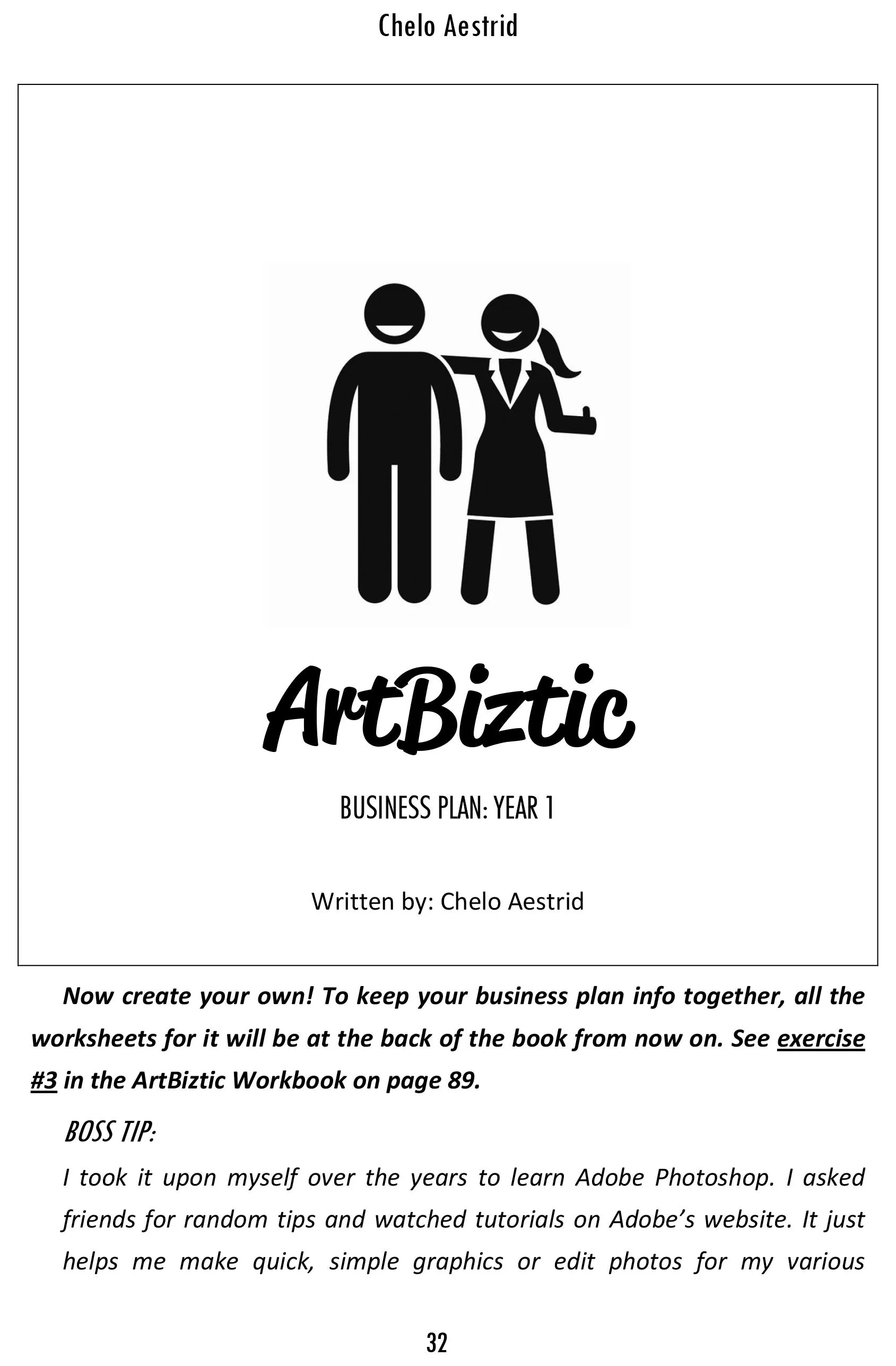 VBC01 - ArtBiztic | by: Chelo Aestrid - Filipino and Artist's Business Guide Book